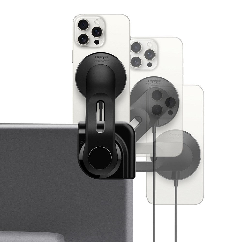 Spigen Mobilholder til Tesla S / 3 / X / Y / Cybertruck - MagSafe Kompatibel - Sort
