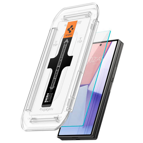 Spigen Samsung Galaxy Z Fold6 EZ Fit Glas.tR Skærmbeskyttelse - 2 stk. - Case Friendly - Gennemsigtig