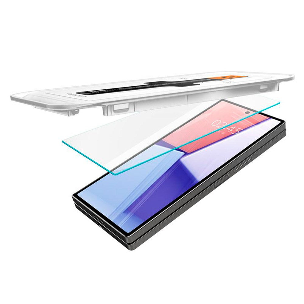 Spigen Samsung Galaxy Z Fold6 EZ Fit Glas.tR Skærmbeskyttelse - 2 stk. - Case Friendly - Gennemsigtig