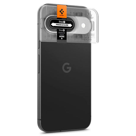 Google Pixel 9 Spigen EZ Fit. tR Optik Kameralinse Beskyttelse - 2 Stk - Gennemsigtig