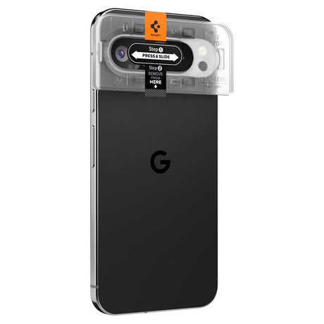 Google Pixel 9 Pro Spigen EZ Fit. tR Optik Kameralinse Beskyttelse - 2 Stk - Gennemsigtig