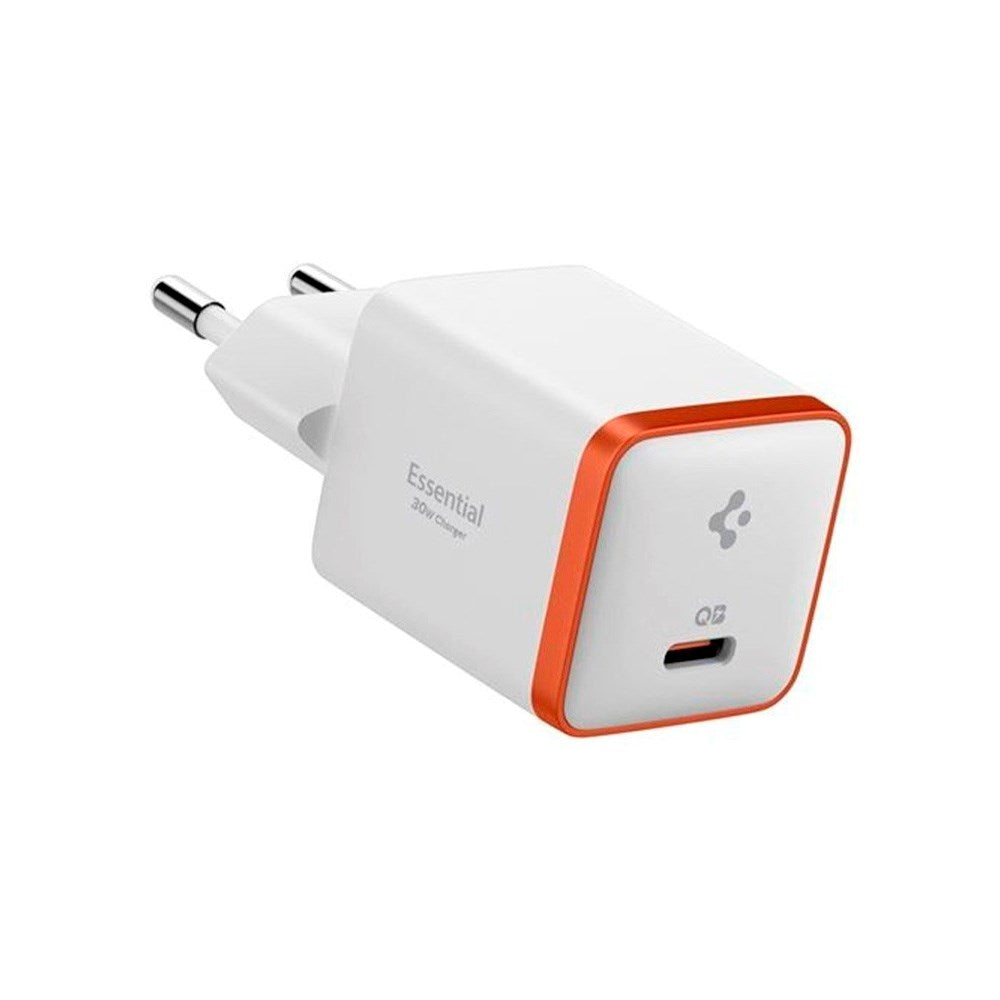 Spigen - 30W Vægoplader - 1x USB-C - Hvid
