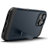 iPhone 16 Pro Max Spigen Tough Armor T Case m. Kickstand - MagSafe Kompatibel - Blå