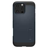iPhone 16 Pro Max Spigen Tough Armor T Case m. Kickstand - MagSafe Kompatibel - Blå