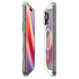 iPhone 16 Pro Max Spigen Ultra Hybrid T Bagside Cover - MagSafe Kompatibel - Gennemsigtig / Hvid