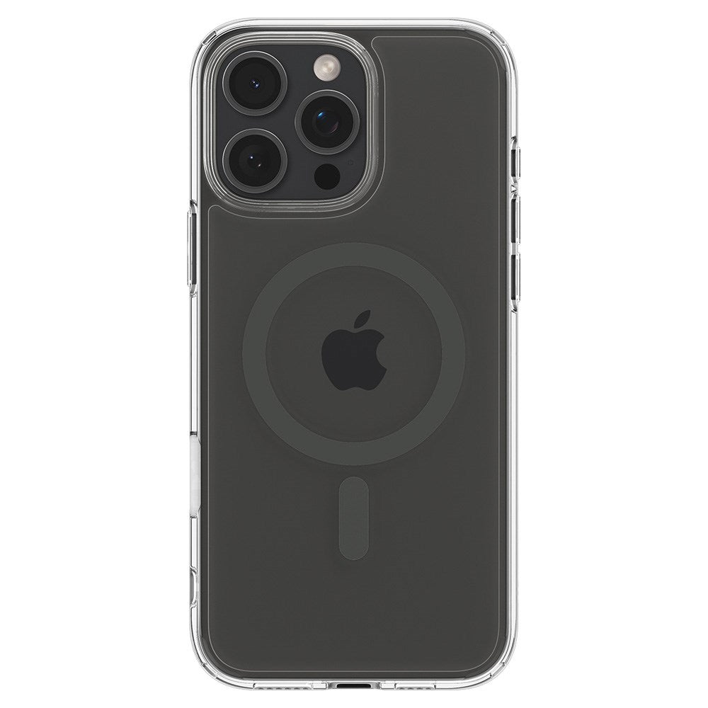 iPhone 16 Pro Max Spigen Ultra Hybrid T Bagside Cover - MagSafe Kompatibel - Gennemsigtig / Grå