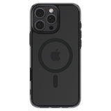 iPhone 16 Pro Spigen Ultra Hybrid T Bagside Cover - MagSafe Kompatibel - Mat Gennemsigtig / Sort