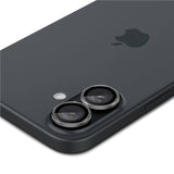 iPhone 16 / 16 Plus Spigen EZ Fit. tR Optik Pro Kameralinse Beskyttelse - 2 Stk - Gennemsigtig