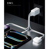 Spigen - 67W Vægoplader - 2x USB-C & 1x USB-A - Hvid