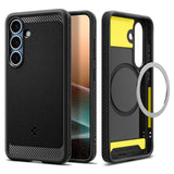 Samsung Galaxy S25+ (Plus) Spigen Rugged Armor MagSafe Beskyttelsescover - Sort