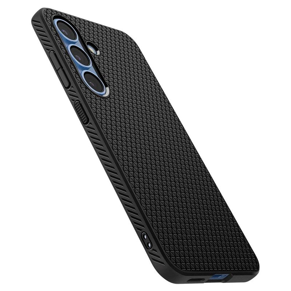 Spigen - Liquid Air Fleksibelt Plastik Cover - Samsung Galaxy S25+ (Plus) - Sort