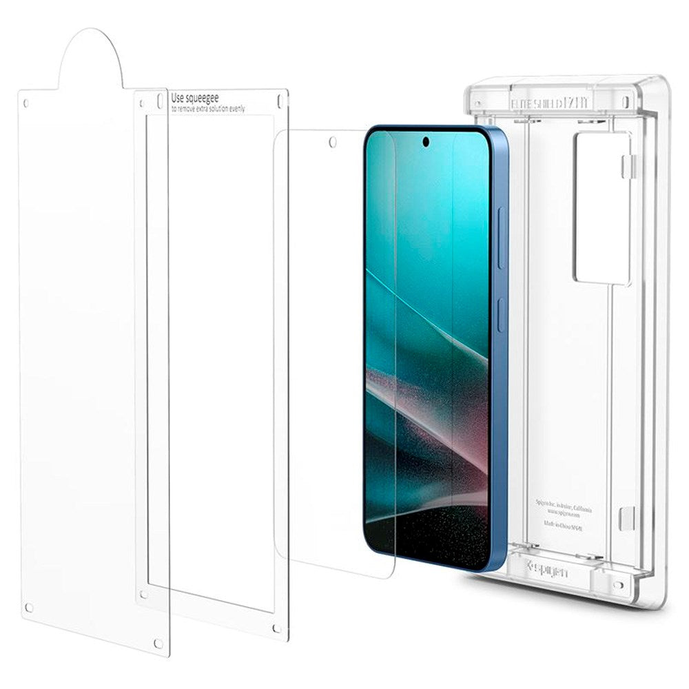 Spigen EliteShield EZ Fit - Samsung Galaxy S25+ (Plus) - Skærmbeskyttelsesfilm - Gennemsigtig