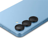Spigen EZ Fit Optik Pro - Samsung Galaxy S25+ (Plus) - Kameralinsebeskyttelsesglas - 2 stk - Sort