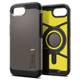 Spigen iPhone 17e / 16e Tough Armor Cover inkl. Kickstand - MagSafe Kompatibel - Gunmetal