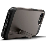 Spigen iPhone 17e / 16e Tough Armor Cover inkl. Kickstand - MagSafe Kompatibel - Gunmetal