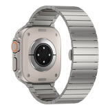 Apple Watch Ultra 1/2 (49mm) Just Mobile Titanium Urrem m. DLC Belægning- Sølv