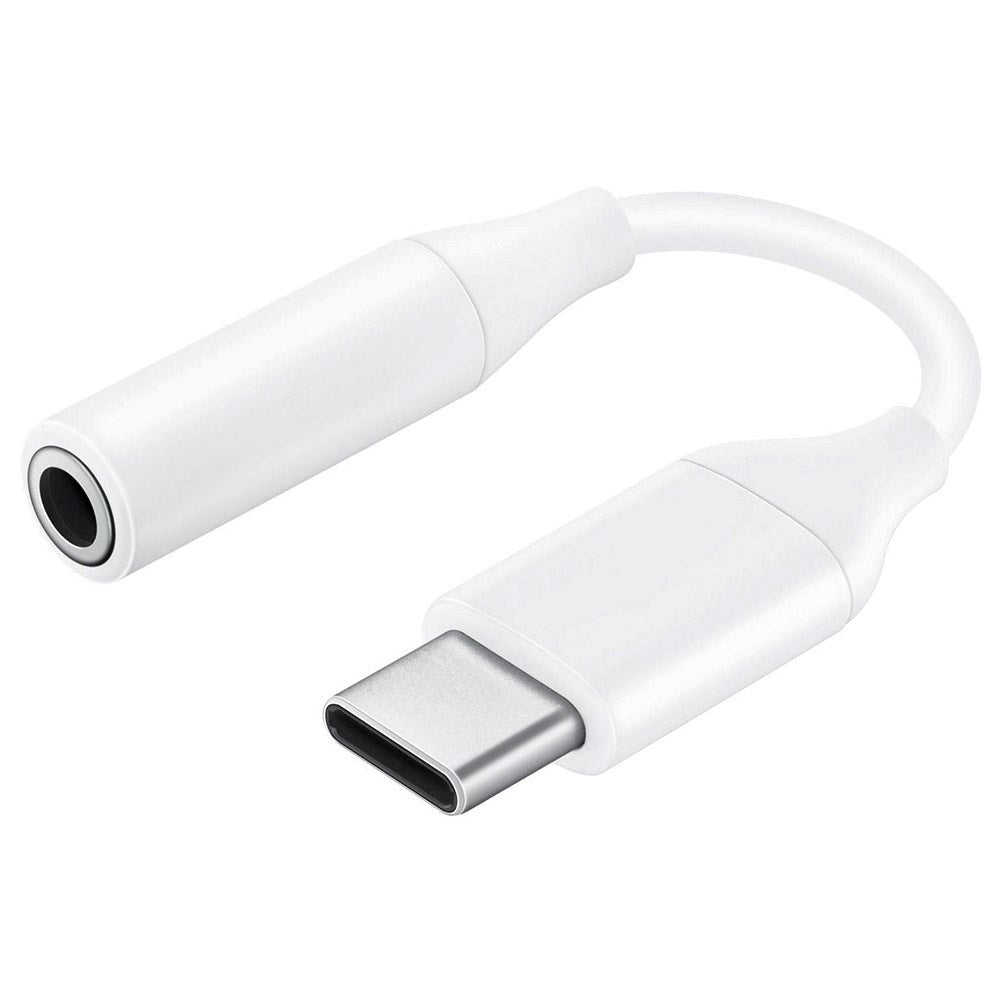 Original Samsung USB-C til 3.5 mm Jackstik Adapter - Hvid