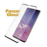 Samsung Galaxy S10 PanzerGlass Curved Glass Skærmbeskyttelse - Fingerprint & Case Friendly - Sort