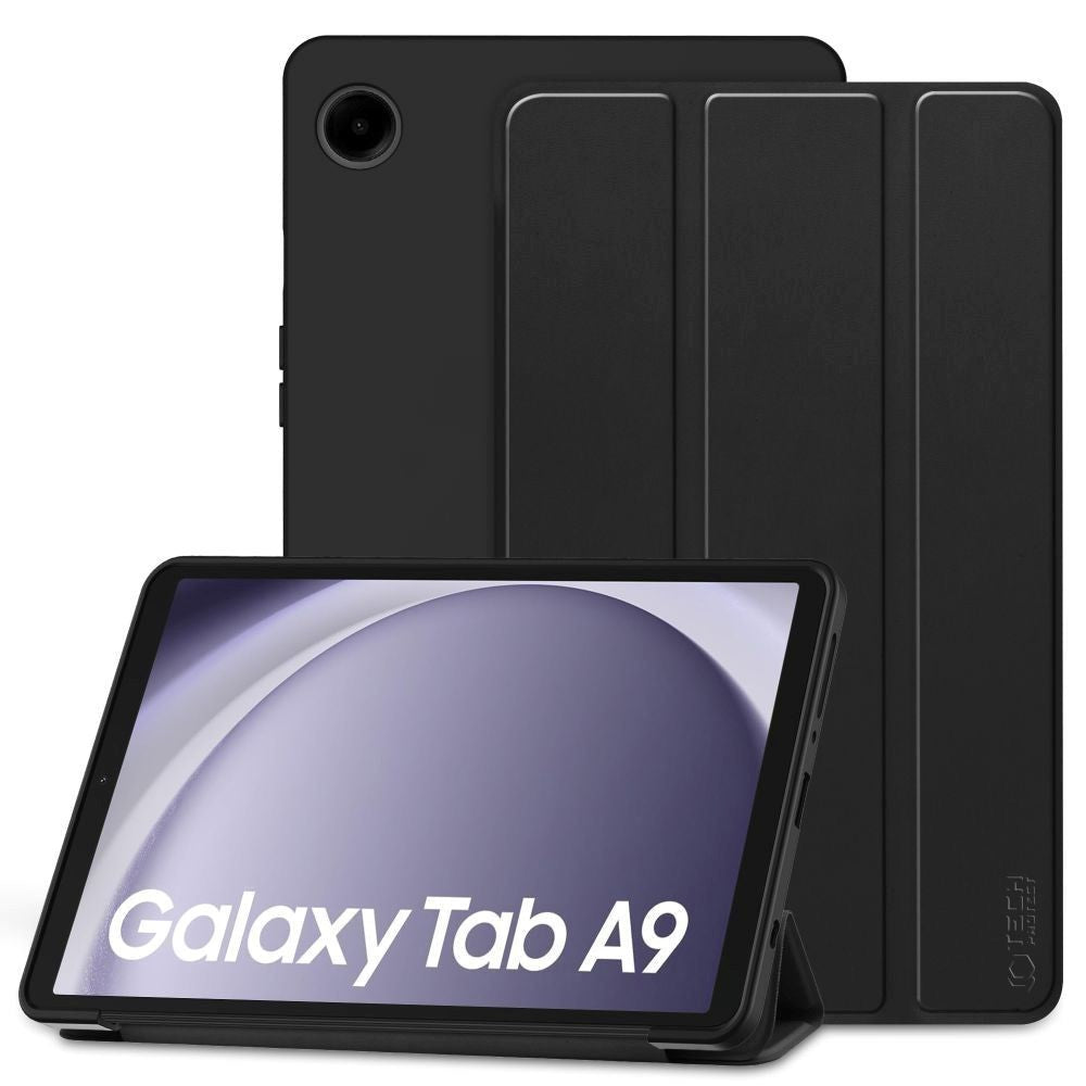 Samsung Galaxy Tab A9 Tech-Protect Smartcase Cover Tri-fold - Sort