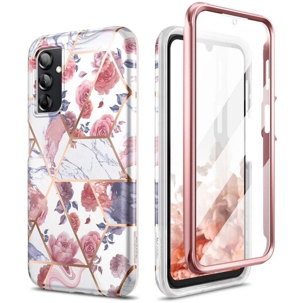 Samsung Galaxy A14 (5G) Tech-Protect Velar Bagside Cover m. Skærmbeskyttelse - Marble