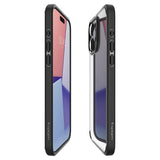 iPhone 15 Pro Max Spigen Ultra Hybrid Case - Gennemsigtig / Sort