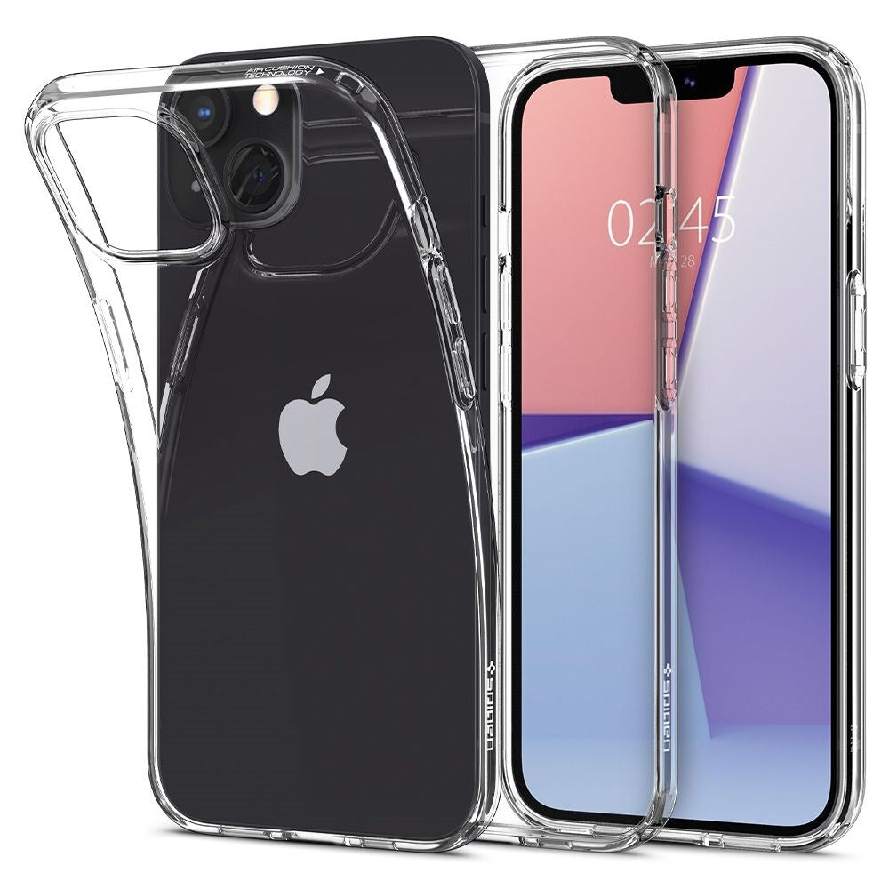 Spigen iPhone 13 Liquid Crystal Cover - Gennemsigtig