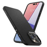 iPhone 14 Pro Spigen Liquid Air Bagside Cover - Sort