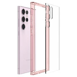 Samsung Galaxy S23 Ultra Spigen Ultra Hybrid Bagside Cover - Gennemsigtig / Rose Crystal