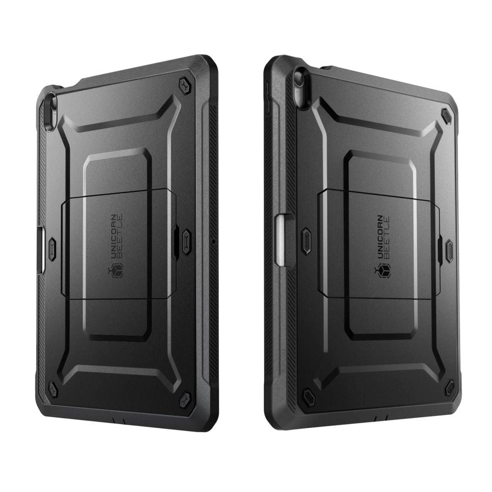 iPad Air 10.9-11" (2024-2020) Håndværker Cover - Supcase Unicorn Beetle Pro Cover m. Beskyttelsesfilm - Sort