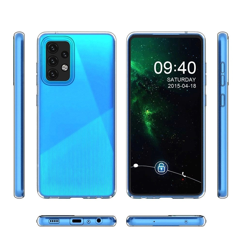 Samsung Galaxy A52s (5G) / A52 (4G / 5G) Hurtel Ultra Clear Fleksibel Plastik Bagside Cover - Gennemsigtig