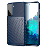 Samsung Galaxy S23 Ultra Hurtel Thunder Series Plastik Bagside Cover - Blå