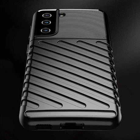 Samsung Galaxy S23 Hurtel Thunder Series Plastik Bagside Cover - Sort