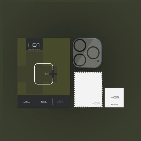 iPhone 15 Pro / 15 Pro Max Hofi Cam Pro+ Beskyttelsesglas til Kameralinse - Sort / Gennemsigtig