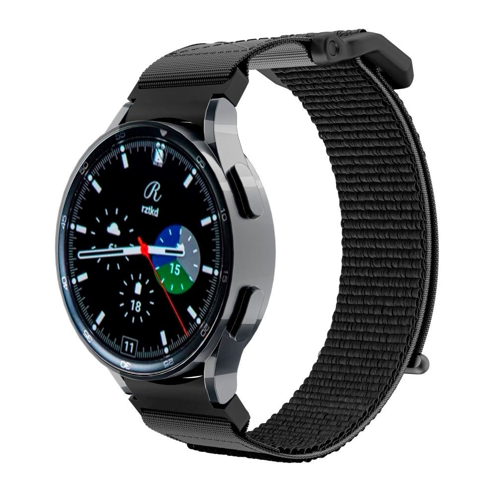 Samsung Galaxy Watch (4 / 5 / 5 Pro / 6) Tech-Protect Scout Rem i Stof - Sort