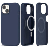 iPhone 15 Tech-Protect Silikone Case - MagSafe Kompatibel - Navy