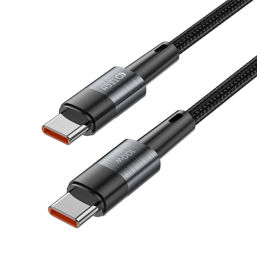 Tech-Protect Ultraboost USB-C til USB-C Kabel 1000W/5A 50cm - Grå