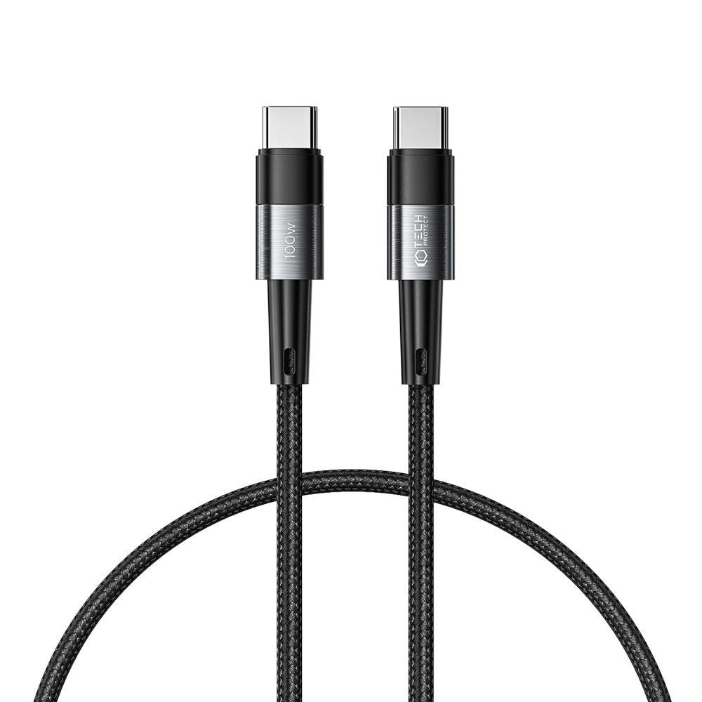 Tech-Protect Ultraboost USB-C til USB-C Kabel 1000W/5A 50cm - Grå