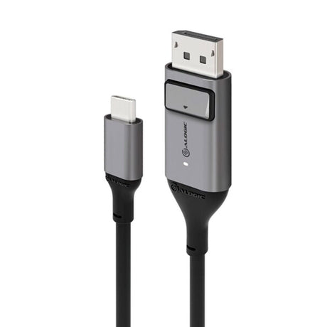 ALOGIC USB-C til DisplayPort 4k 60Hz Kabel 2 m - Sort