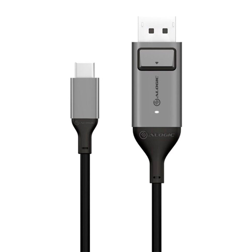 ALOGIC USB-C til DisplayPort 4k 60Hz Kabel 2 m - Sort