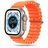 Tech-Protect Apple Watch (42/44/SE/45/46/49mm) Iconband Pro Silikone Rem - Orange