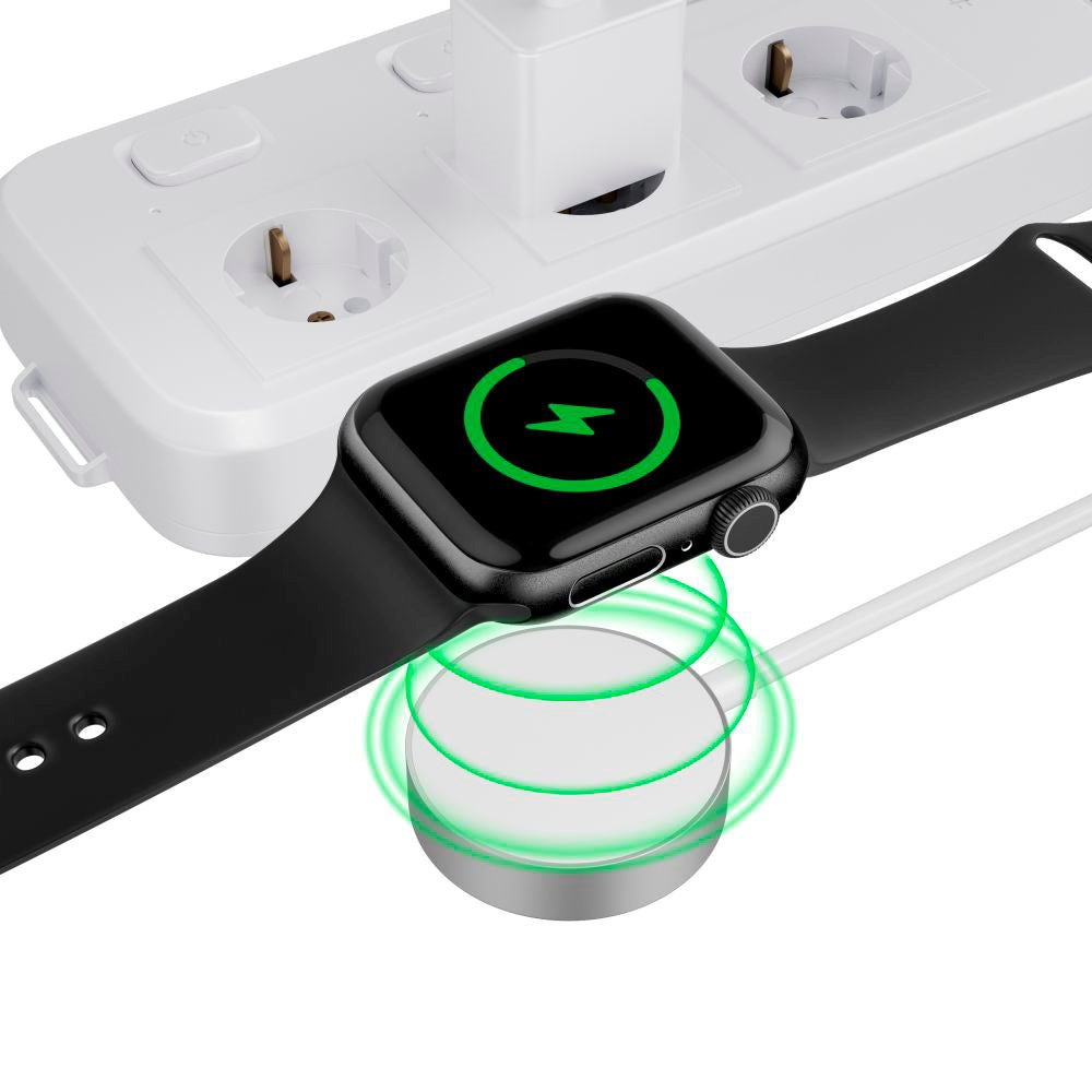 Tech-Protect Opladekabel til Apple Watch (2.5W) - 1.2m - Hvid