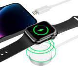 Tech-Protect Ultraboost Opladekabel til Apple Watch (2.5W) & iPhone (12W) - 1.5m - Hvid