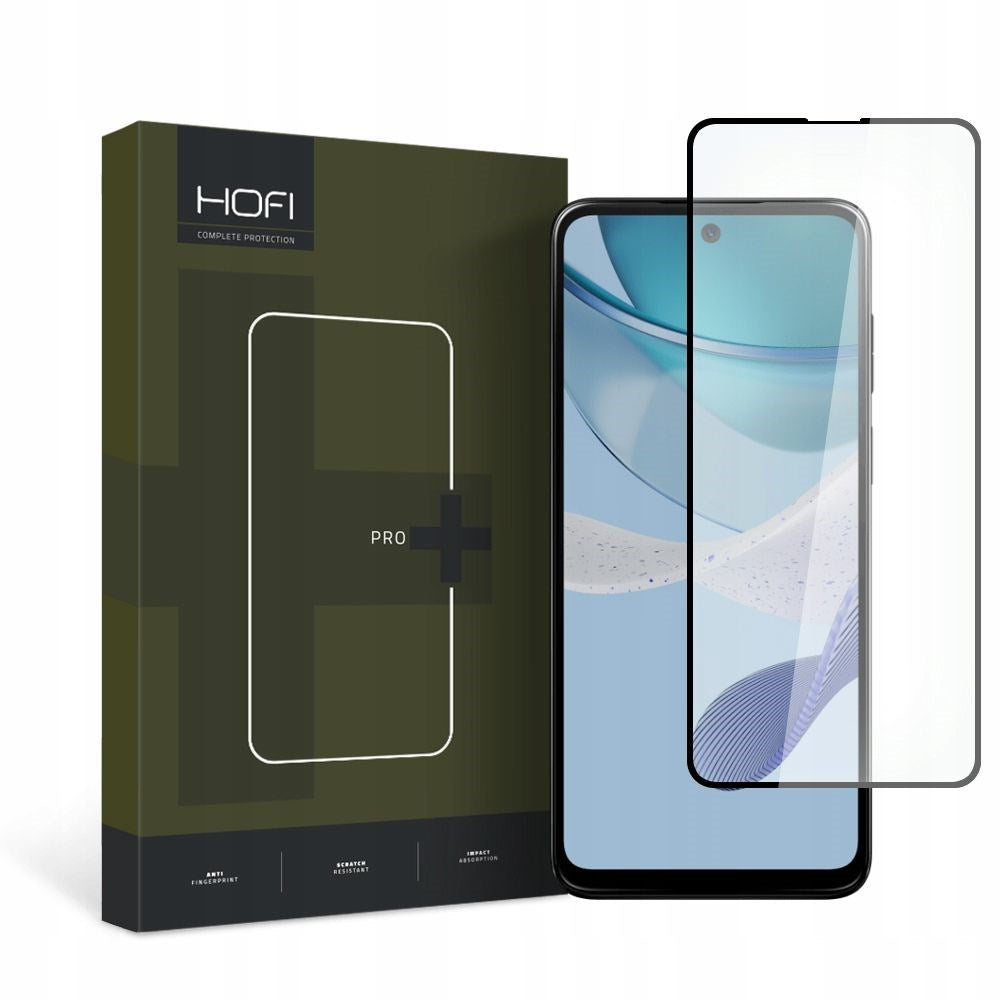 Motorola Moto G13 / G23 / G53 / G73 Hofi Glass Pro+ Skærmbeskyttelsesglas - Case Friendly - Sort Kant