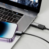 Tech-Protect Lightning til USB-A Adapter - Sort