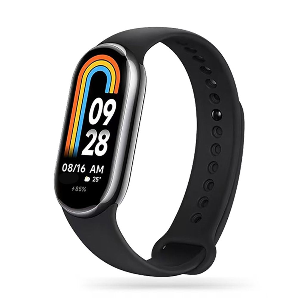 Xiaomi Smart Band 8/9 Iconband Tech-Protect Fleksibel Plastik Rem - Sort