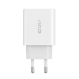 Tech-Protect NC 30W Vægoplader m. 2 x USB-C & 1 x USB-A - Hvid