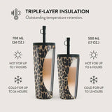 Burga Termokop 500ml - Låg & Sugerør - Player