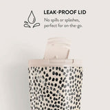 Burga Termokop 500ml - Låg & Sugerør - Almond Latte