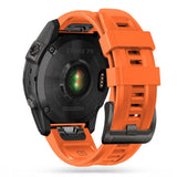 Universal Garmin 22mm QuickFit Iconband Tech-Protect Line Silikone Rem - Orange