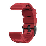 Universal Garmin 22mm QuickFit Iconband Tech-Protect Line Silikone Rem - Rød